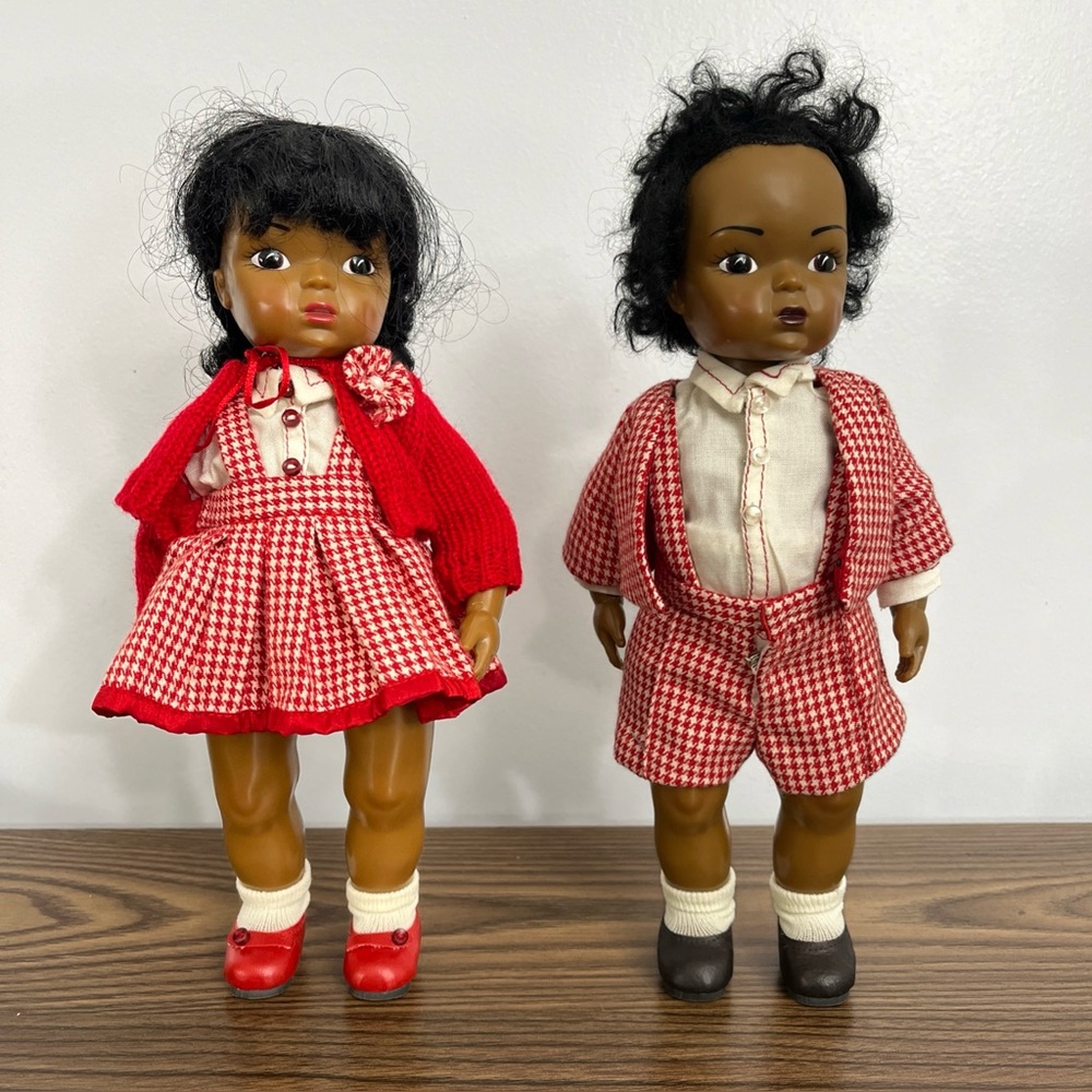 Rare Tiny Terri Lee African American Bonnie Lou & Benje Set Limited Edition 2004